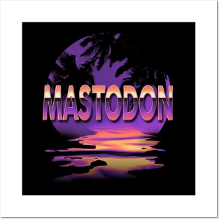 Quotes Mastodon Name Retro Styles Birthday 70s 80s 90s Posters and Art